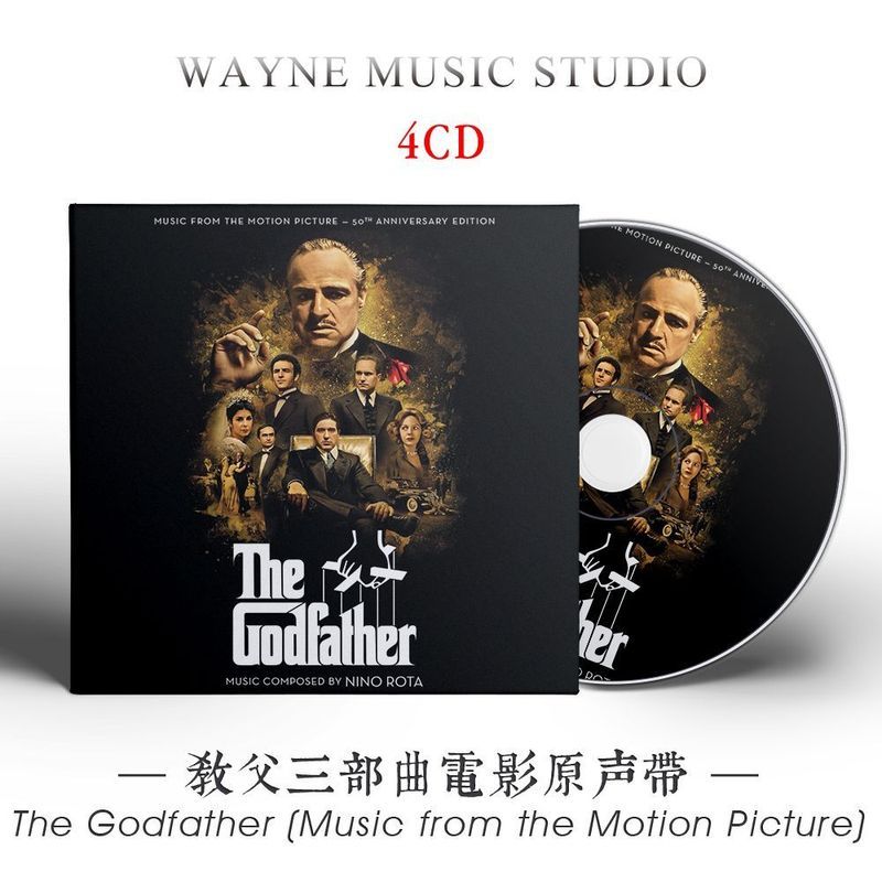 Eternal Classic Godfather Trilogy Godfather เพลงประกอบภาพยนตร์ OST Soundtrack cd Disc cd 1.15.9