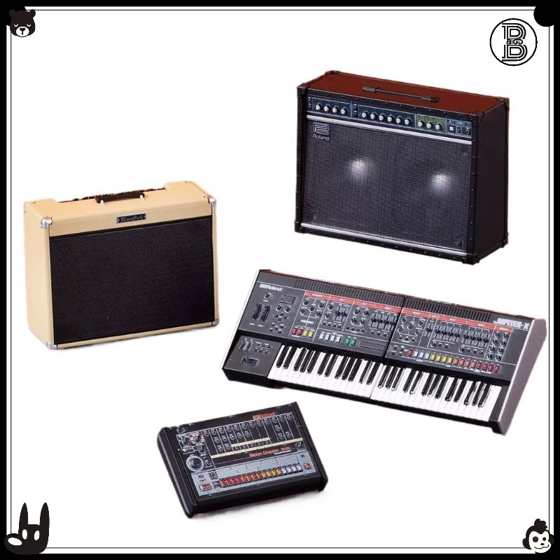 BANDAI Roland TR-808 Mini Drum Machine Model – Replica ที่สะสมสําหรับแฟนๆเพลง