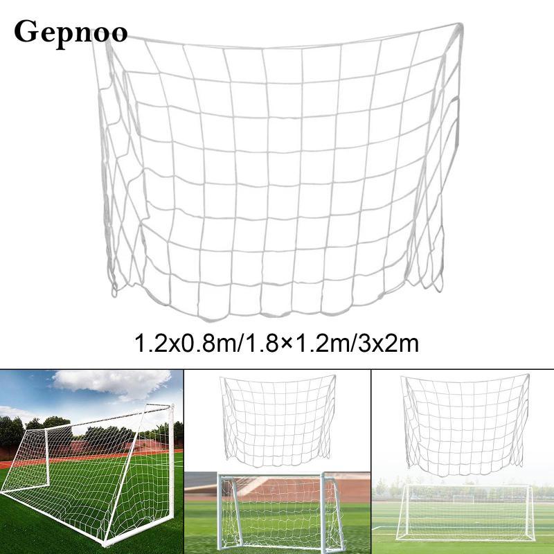 Gepnoo Heavy Duty Football Goal Net อะไหล่ Polyethylene ขาว