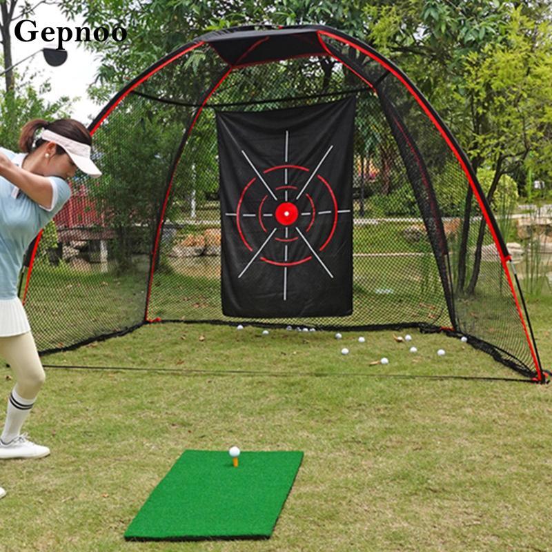 เป้าฝึกซ้อมกอล์ฟ Gepnoo ทำจากผ้ากันแมยดึงทนทาน สําหรับใช้ในการฝึกซ้อมทั้งภายในและภายนอกอาคาร