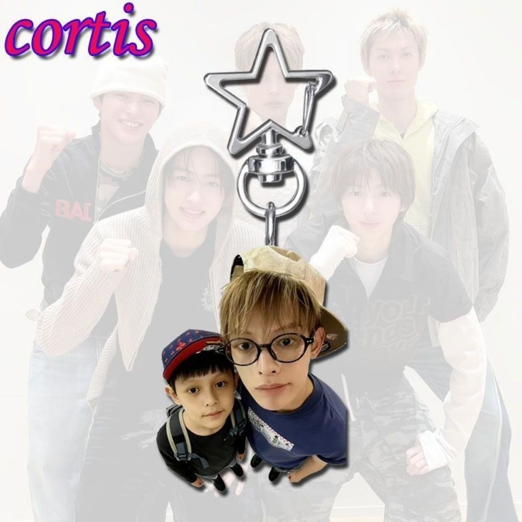 พวงกุญแจ Cortis รูปดาว - ร้านตกแต่ง