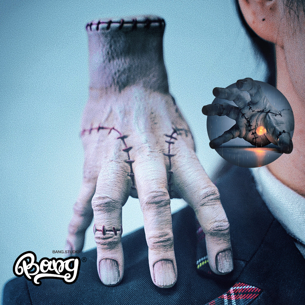 พร้อมส่ง WEDNESDAY THING Adams Family Little Things WEDNESDAY Broken Hand อินเทรนด์เล่น20260117