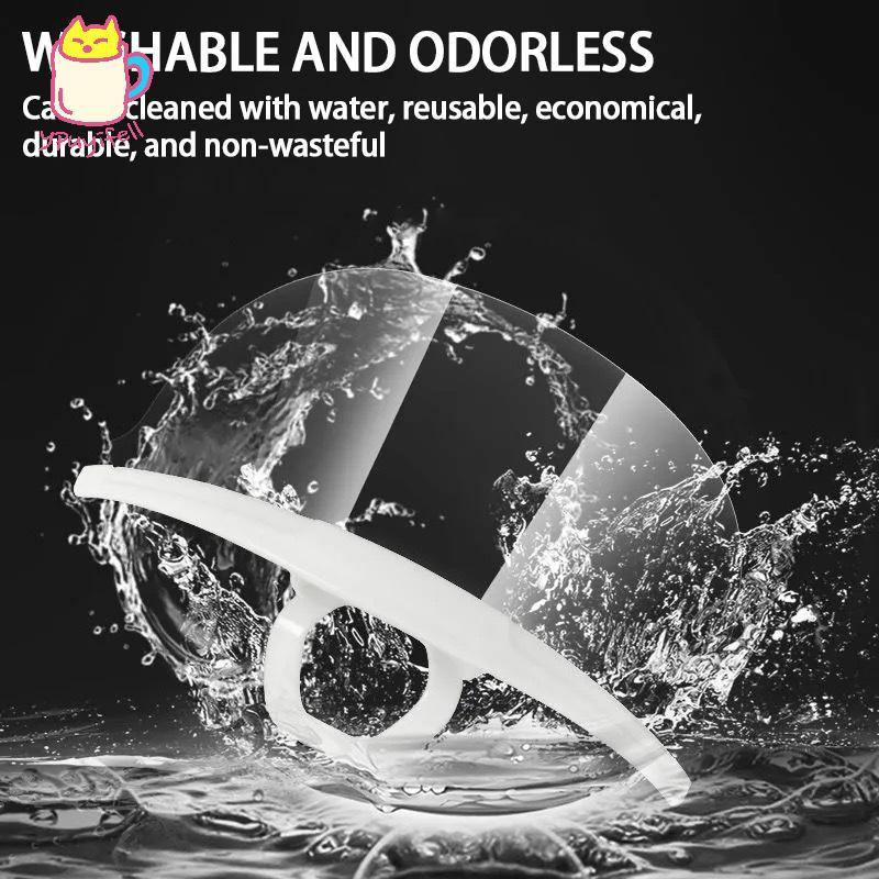 [YPU] Cooking-Codified Fandoor Mask Kitchen Transparent Protective Face Shield 10-pa am คอเต่าซคนิสั