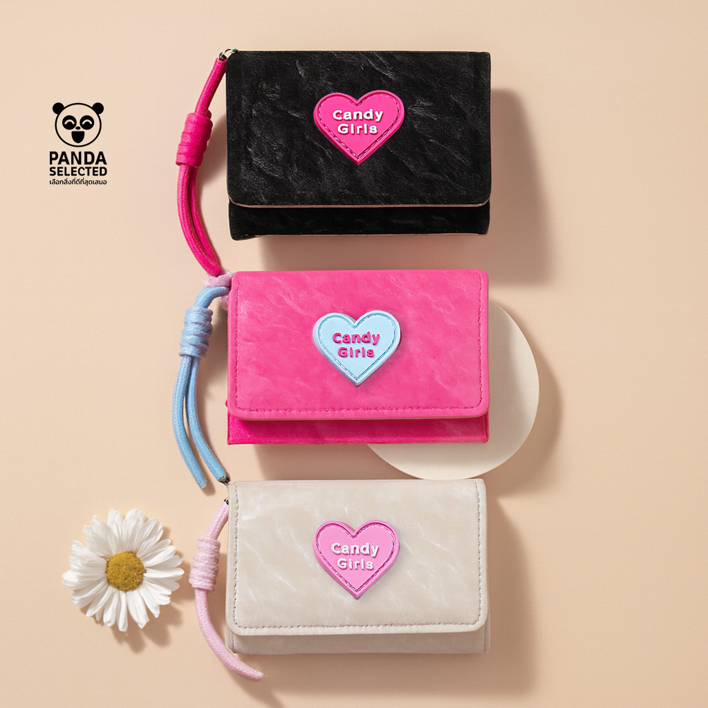 กระเป๋าสตางค์ใบสั้น ช่องใส่บัตรหลายช่อง จัดเก็บบัตรได้เป็นระเบียบ ขนาดกะทัดรัด พกพาง่าย