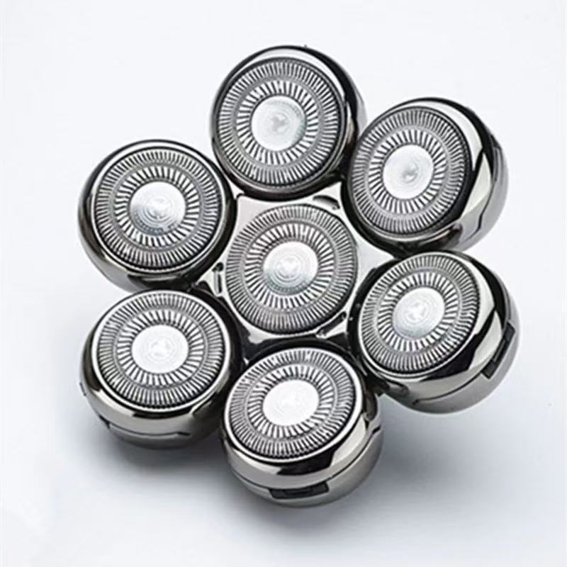 xinpin Manufacturer  Direct Sales  Seven-Blade Head Shaver for Bald Shaving, Original Spare Blade Ac