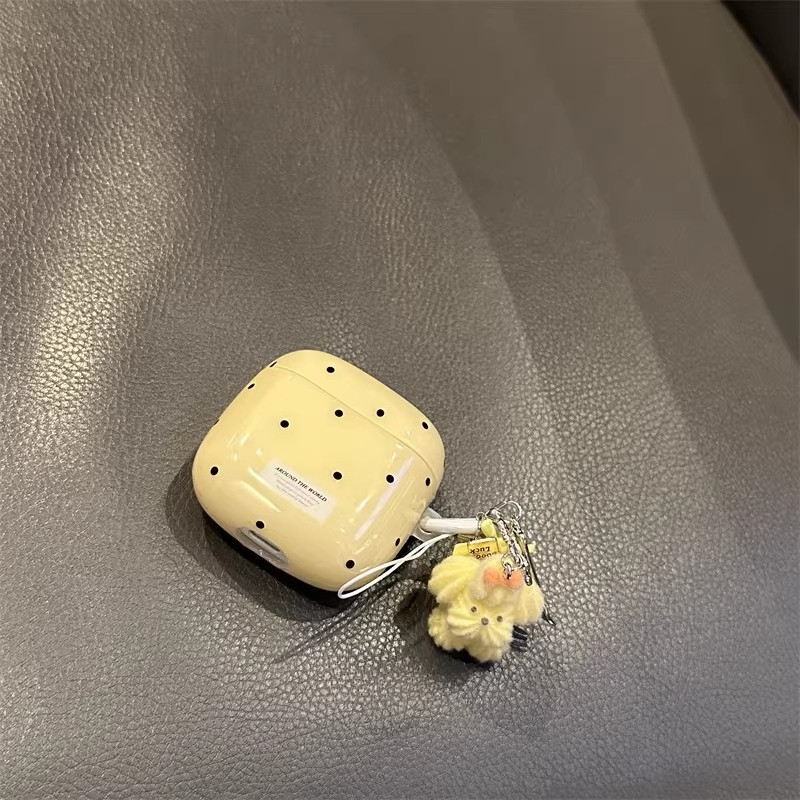 Huawei Freeclip 2 ครีม Polka Dot สําหรับ Freebuds 6i กรณี 7i 5i บลูทูธ freecilp ไร้สายบลูทูธ Freebuds SE2 SE3 หูฟัง Samsung buds3/3pro