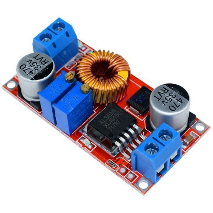 การควบคุมกระแสแบบปรับได้ DC XL4015 5A พร้อม CC CV DC Volt Step Down Red [CE]