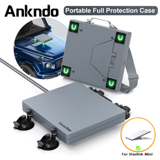 Ankndo สําหรับ Starlink Mini เคสป้องกันเต็มรูปแบบกันกระแทกฝา…