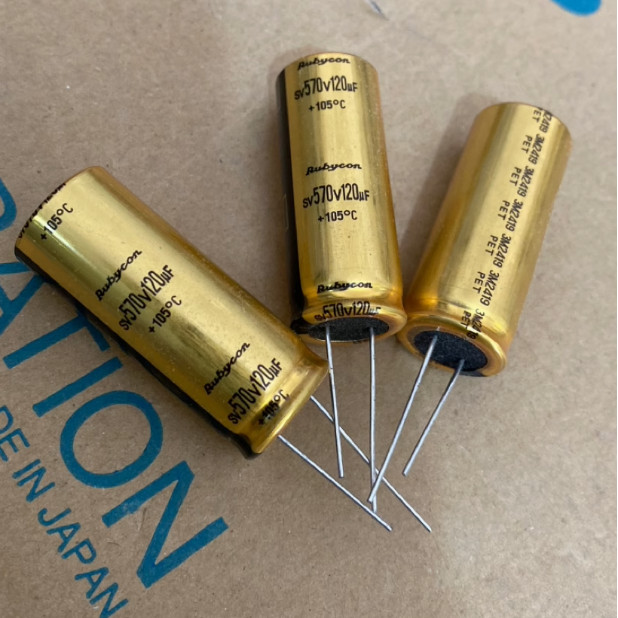 ญี่ปุ่นเดิม Rubycon 570V 120UF 130UF 110UF 82UF RXW 105C เสียง electrolytic capacitors