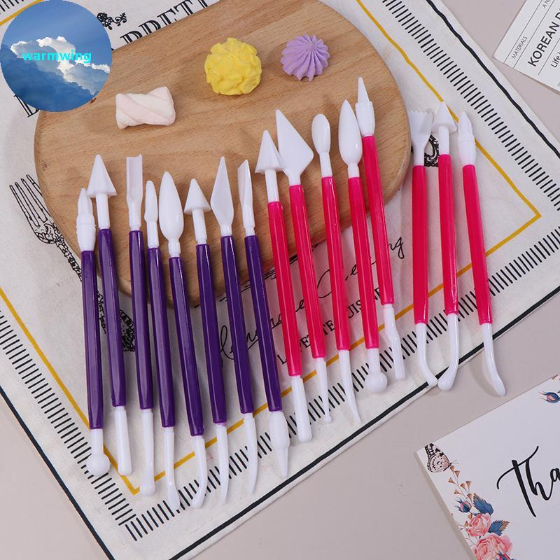 Warmwing 8 ชิ้น/เซ็ต Clay การสร้างแบบจําลองเครื่องมือพลาสติกขี้ผึ้งแกะสลักเครื่องปั้นดินเผาเครื่องมือแกะสลักประติมากรรม Shaper Polymer Clay Sculpting ชุด TH – โปรปัง
