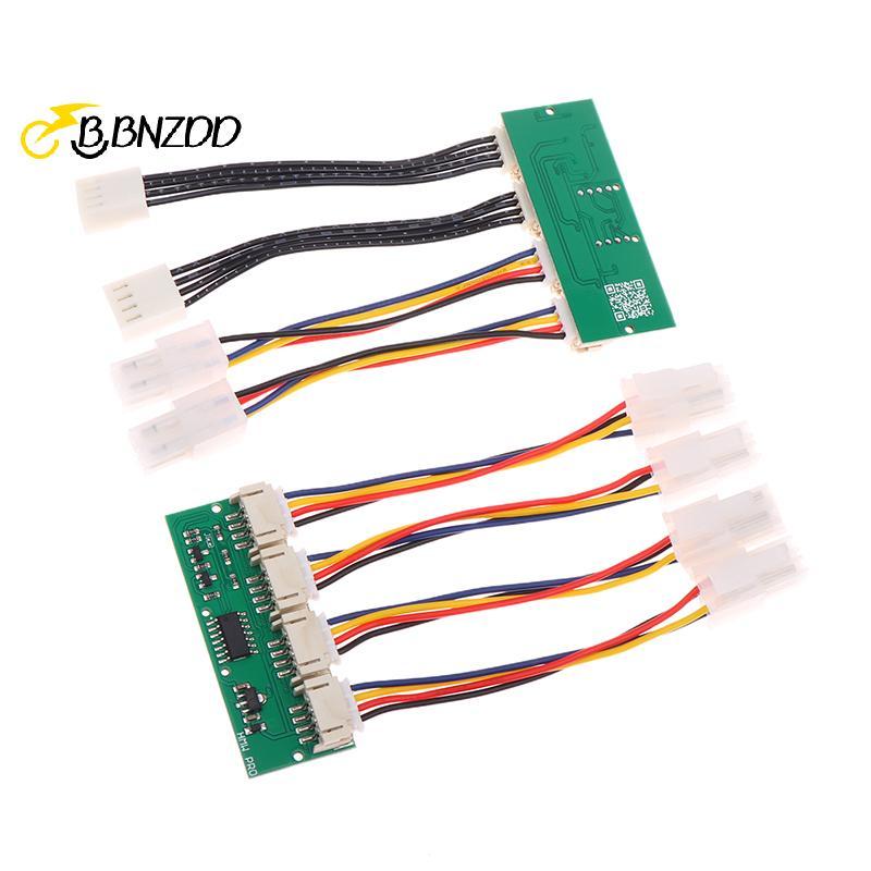 [BBNZDD] 12V 4-in-1 Square 4Pin พัดลมจําลองจําลองจําลองจําลองพิเศษสําหรับ Antminer S21 S19kpro T21 K