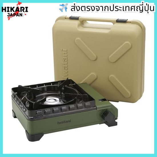 Iwatani Iwatani Iwatani Cassette Stove Cassette Fu Tough Maru with Case Camping Outdoor BBQ Stove Po