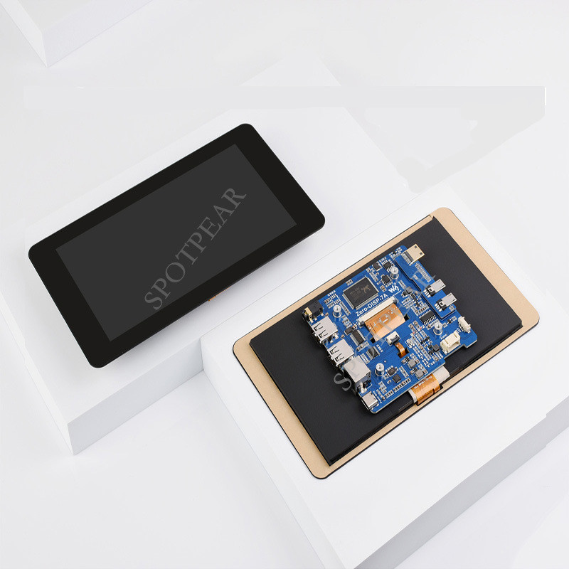 Raspberry Pie Zero Banana Pie Zero Display All-in-One Machine 23 ซม.คอมพิวเตอร์แท็บเล็ต RJ45 USB HUB