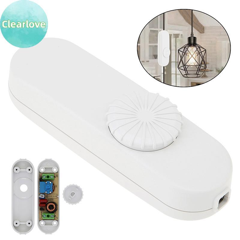 Clearlove EU LED Dimmer 120 V/220 V Full Range Rotary Dimmer โคมไฟอินไลน์สําหรับโคมไฟตั้งโต๊ะ/หลอดไฟ