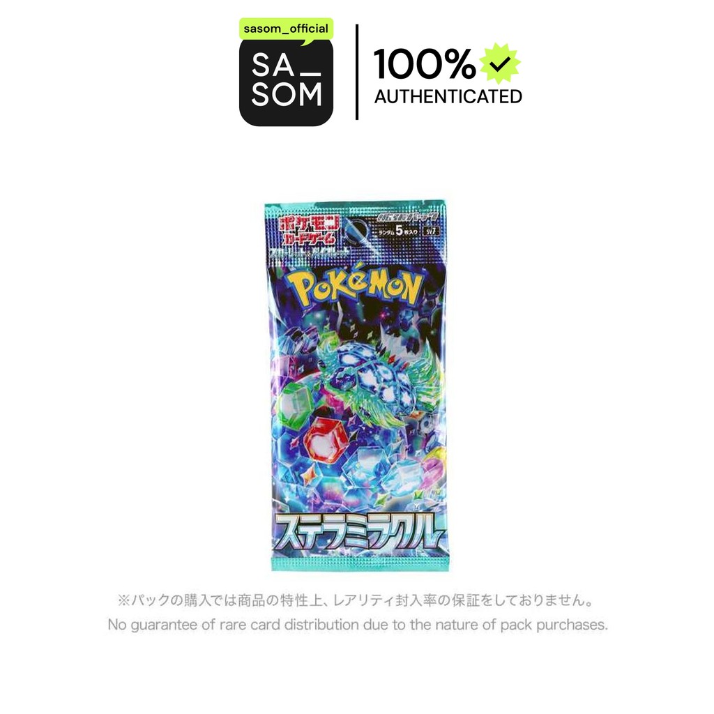 Pokemon Card Game Scarlet & Violet Expansion Pack "Stellar Miracle" Pack | ของแท้ ตรวจสอบโดย SASOM