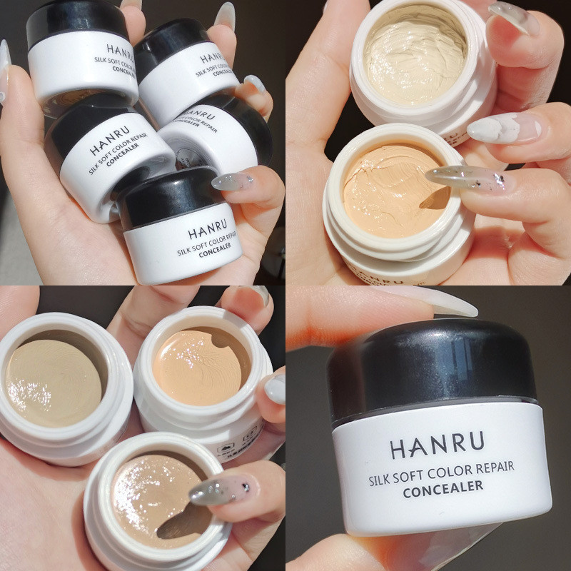ขายร้อน [ราคาขายส่ง] Hanru คอนซีลเลอร์ Natural Cover Face Tattoos คอนซีลเลอร์กันน้ําติดทนนานทรงพลัง 