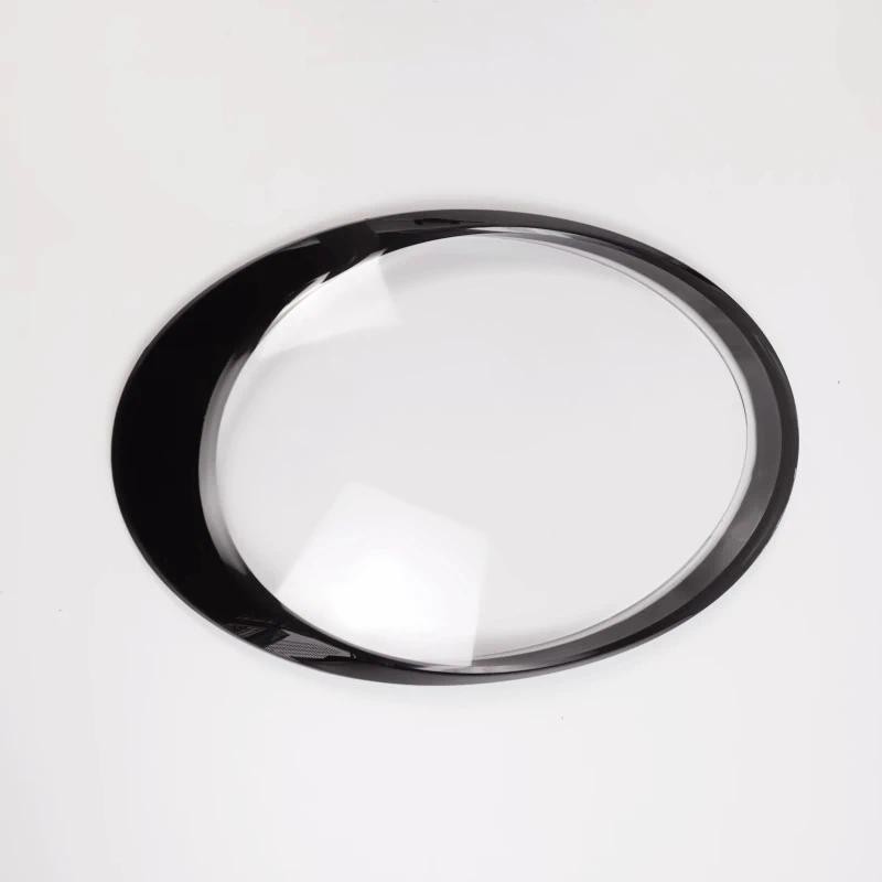 สําหรับ Porsche 997 911 GT3-RS Carrera 2004-2012 ไฟหน้ารถฝาครอบเลนส์ Shell Black Edge