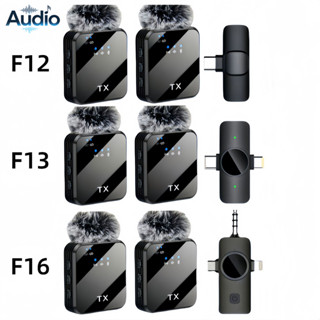 Lavalier Mini ไมโครโฟนไร้สาย ลดเสียงรบกวน สำหรับ IOS Android…