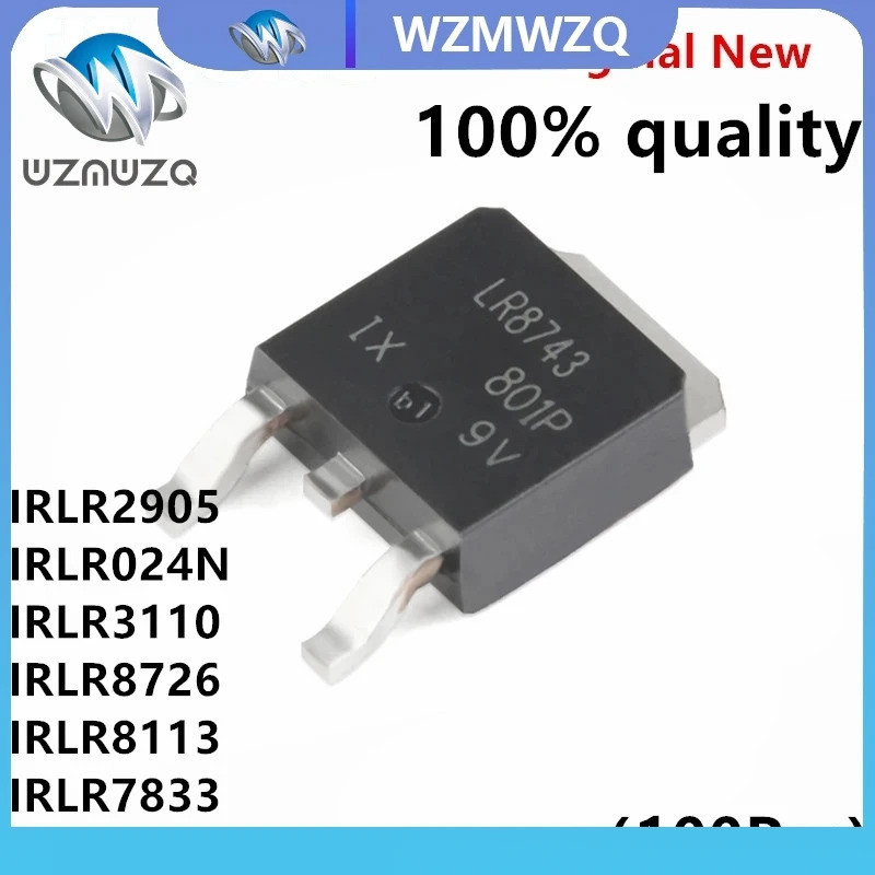 5PCS IRLR2905 LR2905 IRLR024N LR8726 IRLR3110 IRLR3110Z IRLR7833 LR7833 IRLR7843 LR7843 IRLR7843TRPB