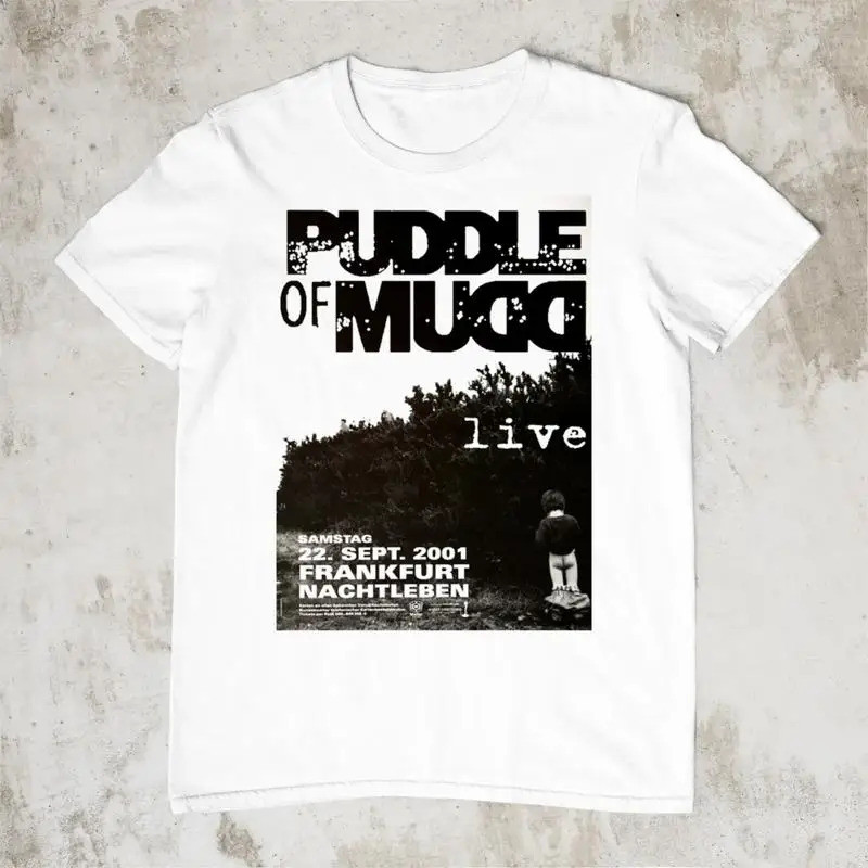 วงดนตรี Puddle Of Mudd สำหรับแฟนๆ เสื้อยืดขนาดเต็ม S 5XL MA501