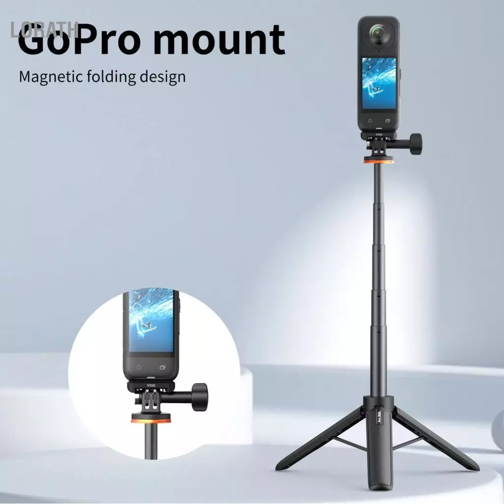 Lorath VRIG AC19 อะแดปเตอร์ฐานแม่เหล็ก 3in1 สำหรับ Insta360 X4 thumbnail 5
