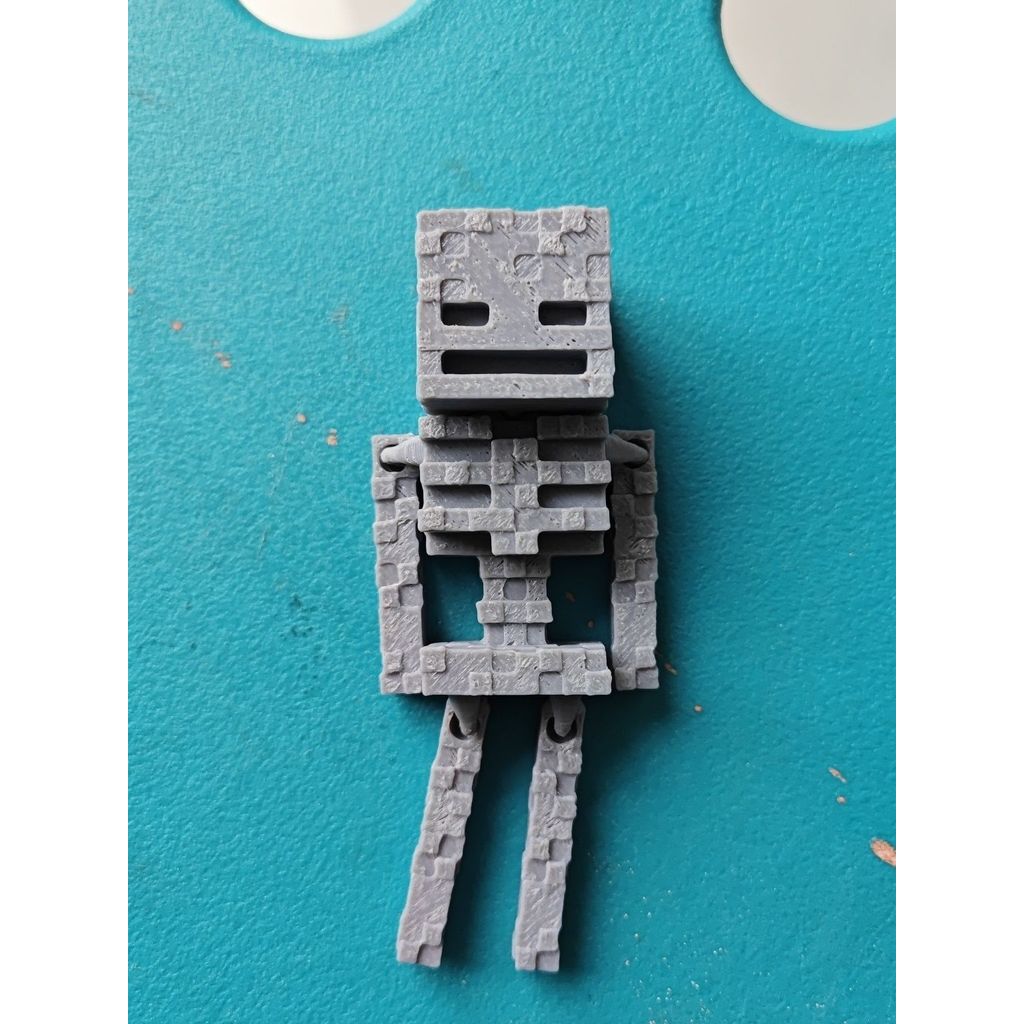 minecraft toy minecraft Minecraft โครงกระดูก minecraft โครงกระดูก Joint Movable Boy Toy โมเดลการพิมพ