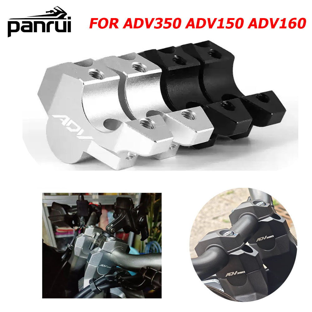 รถจักรยานยนต์Handlebar Riserลากจับบาร์ClampขยายสําหรับHonda ADV150 ADV160 ADV350 ADV 150 160 350 201