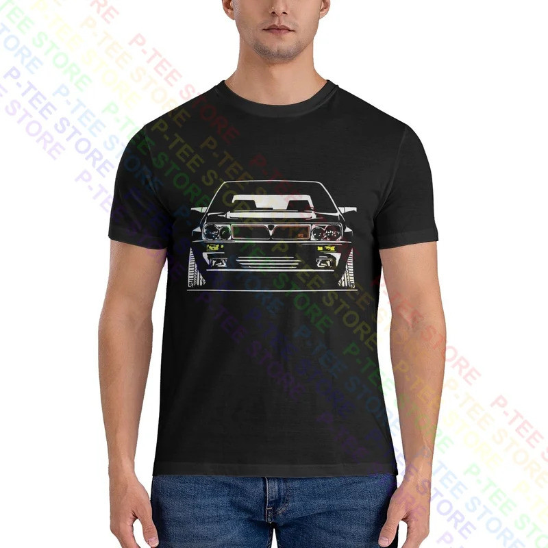 สำหรับแฟนๆ Lancia Delta Hf Classic Rally Integrale เสื้อเชิ้ต 16V Turbo เสื้อยืด Retro Classic