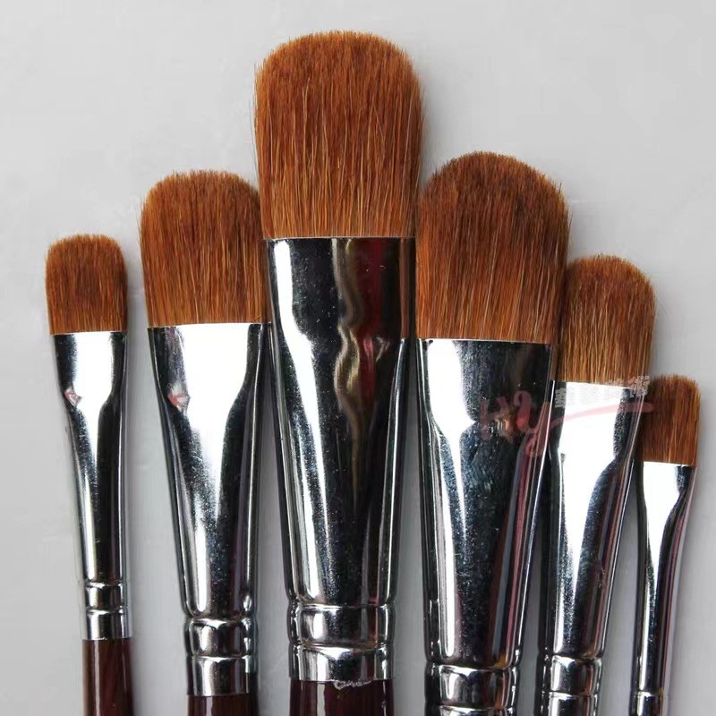 Picasso Wolf Hair Set Brush Wolf Hair Brush สีน้ําชอล์กน้ําแปรงอะคริลิค Art Painting Set Brush