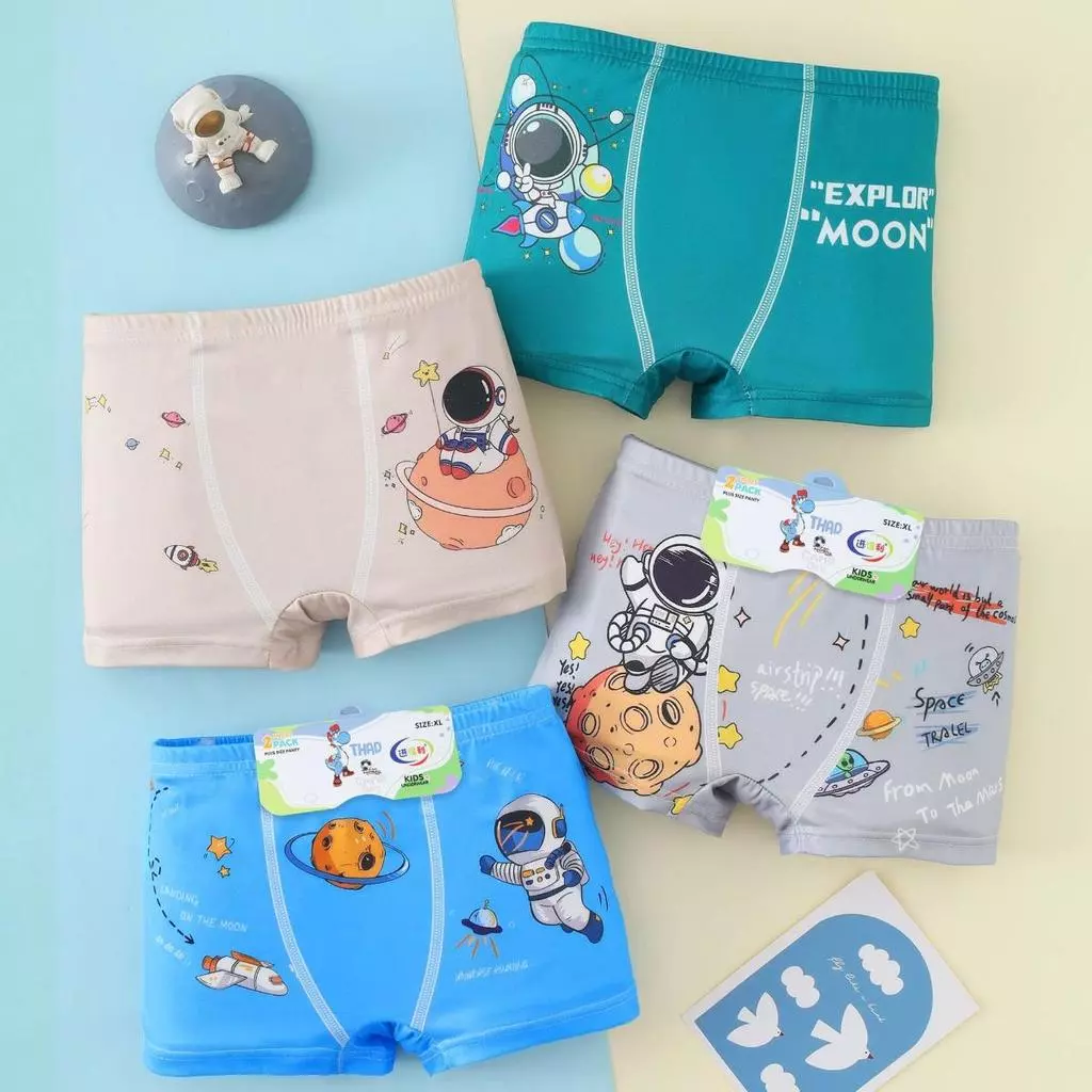 ชุดชั้นในเด็กแบบใหม่ แพ็ค 4 ชิ้น หลากหลายสไตล์ ลวดลายน่ารัก เนื้อผ้านุ่ม สวมใส่สบาย จัดส่งจากกรุงเทพฯ