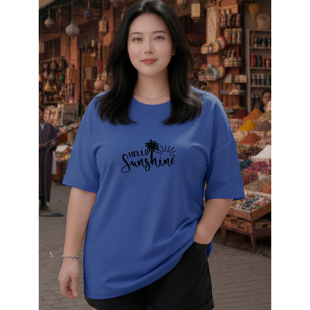 2Y928 [AIYOU] เสื้อยืดผู้หญิง Baju T เสื้อ Perempuan Wanita เสื้อผ้าสไตล์เกาหลี Seluar Plus Size Cro