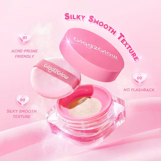 Glad2Glow Perfect Blur & Cover Loose Powder 8g แกลดทูโกลว์ แป้งฝุ่นเนื้อเนียนละเอียดพิเศษ