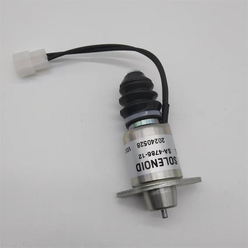 เปลี่ยนชิ้นส่วนเครื่องยนต์ดีเซล 12V 1510SP-12ETS SA-4786-12 การใช้หยุด Solenoid สําหรับ Yanmar 2YM15