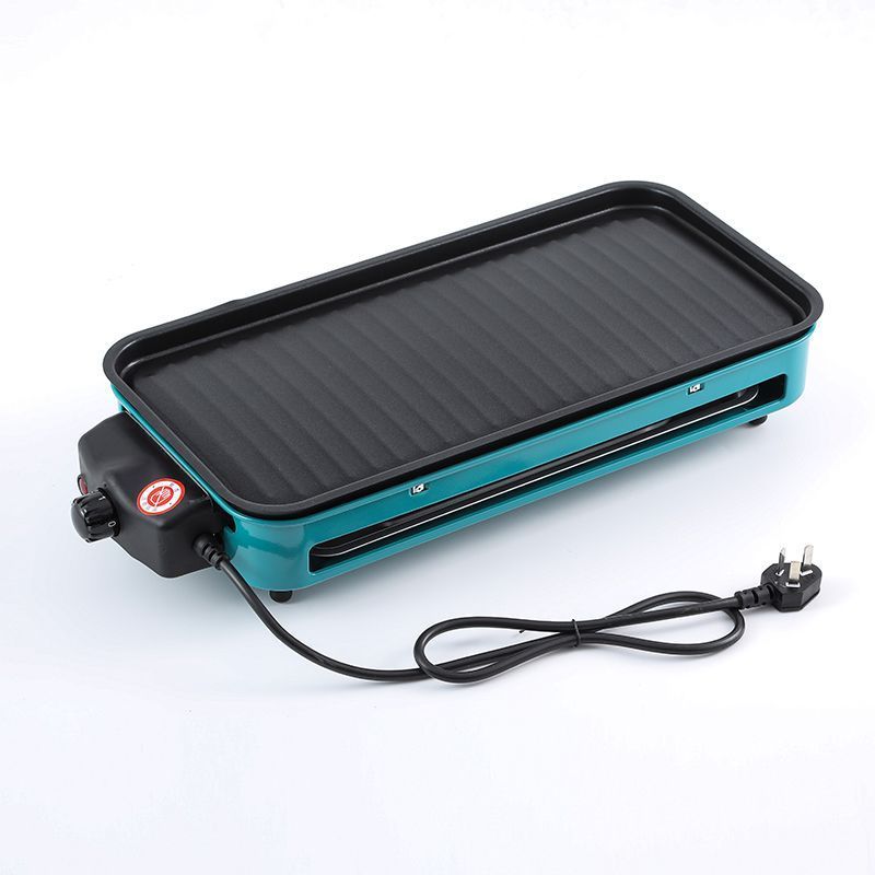 家用烤肉锅无电烤盘铁板烧室内电烤炉烧烤盘烧烤架烤串机电烤盘20260203Home Use Electric Grill Pan Iron Plate Grill Indoor Electric Gr