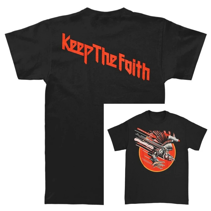 เสื้อยืด Judas Priest Screaming for Vengeance หรูหราสำหรับทั้งผู้ชายและผู้หญิง รุ่น Y2k 2026