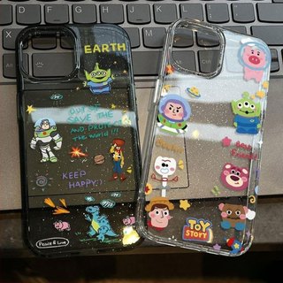 COD-ในไทย💥ใสกากเพชร การ์ตูนที่น่ารัก For OPPO A38 A17 A17K A15S A16S A57 A77 A38 A18 A31 A8 A53 A33 A32 A3X A52 A92 เคส