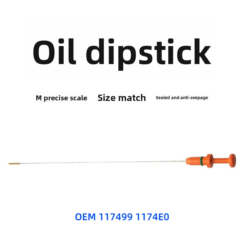 117499 1174E0 สําหรับ Peugeot 307 807 Citroen C4 C5 C8 น้ํามัน Dipstick ระดับน้ํามันวัดไม้บรรทัด 2.0