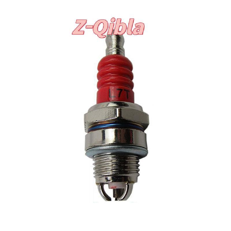 [Z-Qibla-t] หัวเทียนเสา 3 ด้าน L7T 2 จังหวะอิเล็กโทรดเบนซินเครื่องตัดแปรงเครื่องยนต์ 2500 3800 4500 