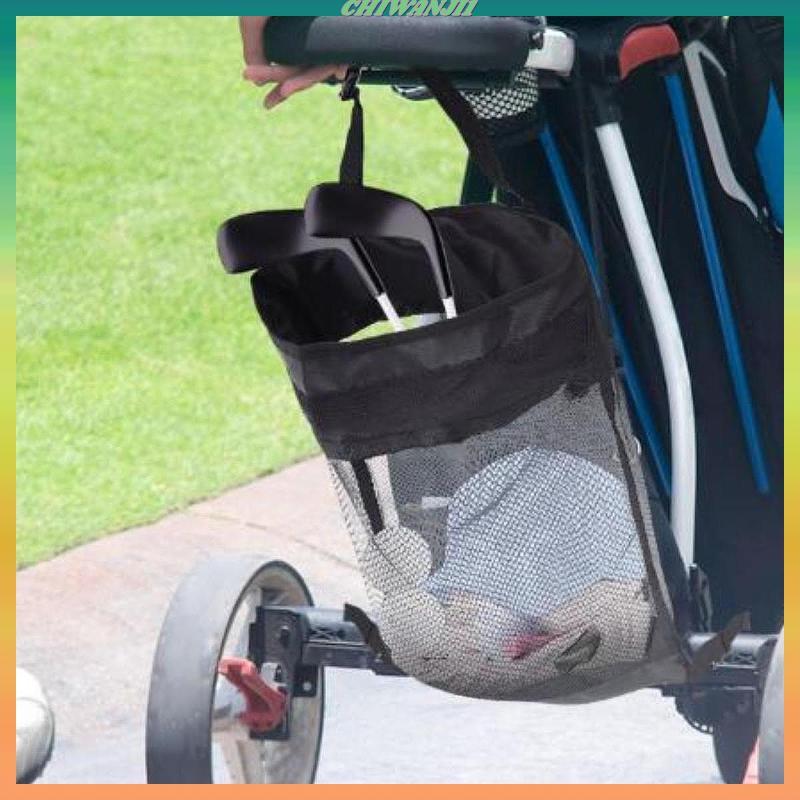 [เท่าไหร่1] Golf Push Cart Storage Bag Pouch Golf Ball Storage Bag Golf Push Cart Accessories Golf T