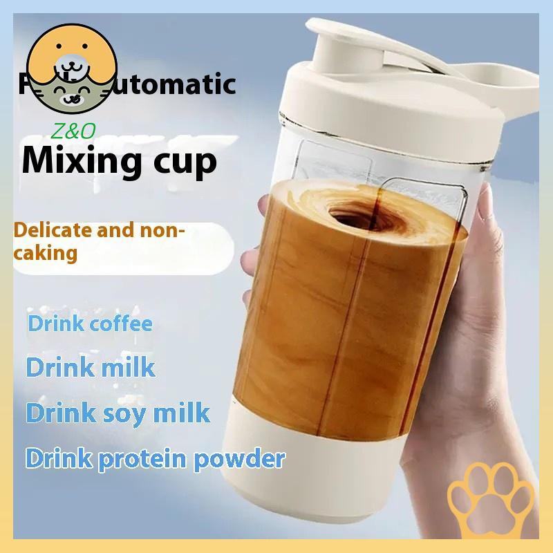 [Z&O] 450ml ถ้วยกาแฟไฟฟ้าแบบพกพาแบบชาร์จ Usb ถ้วยกวนอัตโนมัติเต็มรูปแบบสําหรับออกกําลังกายกีฬากลางแจ