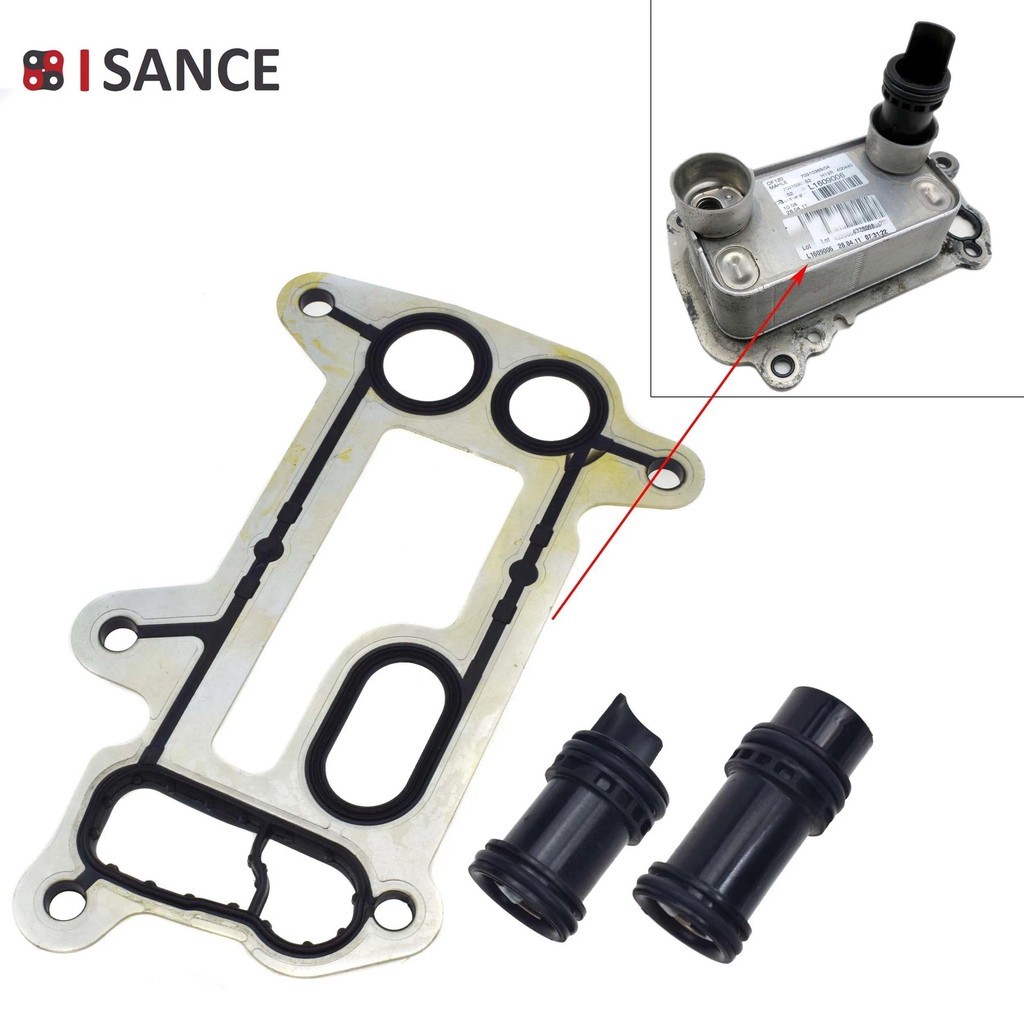 ซีลน้ํามันปะเก็นคูลเลอร์และขั้วต่อท่อสําหรับ BMW 1er 3er 5er X1 X3 11427802114 11428506412 114278021