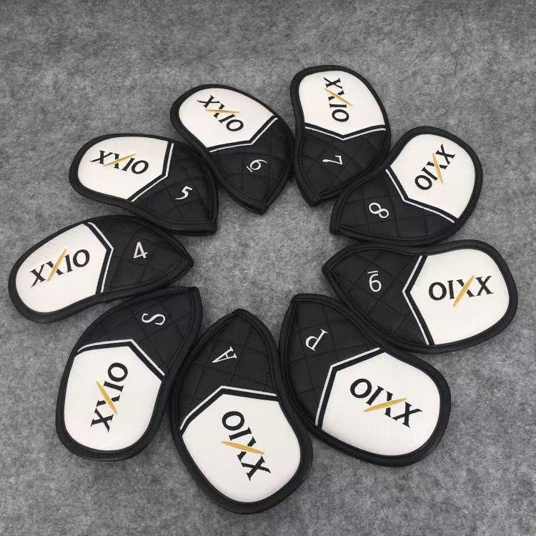 XX1O Golf Irons Cover Simple Fashion Number Irons Wedges Club Protector Headcover Golf Headcover - รูปที่ 5