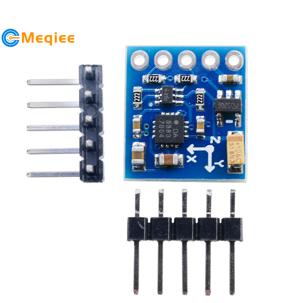 GY-271 QMC5883P โมดูลโมดูลเข็มทิศอิเล็กทรอนิกส์ 3 แกนเซ็นเซอร์แม่เหล็ก