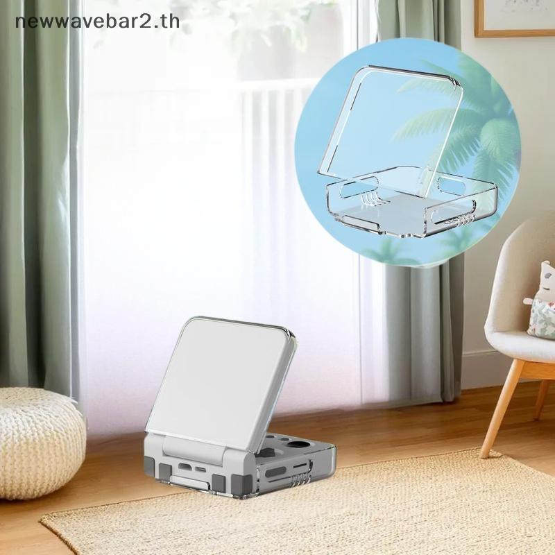 # waveba # 1 ชุดสําหรับ Miyoo Flip V2/Miyoo Flip Transparent PC Hard Case Shoproof Scratch-Slip Prem