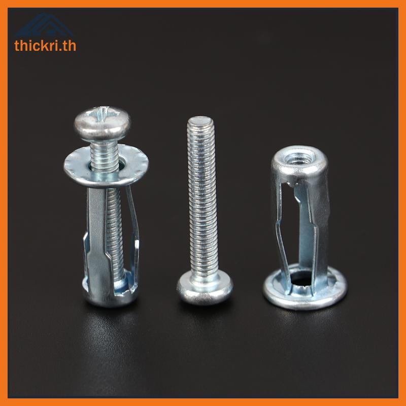 TT 10 ชุด M4/M5/M6 Ja Nuts รถโลหะสกรูกลีบถั่วสกรูสําหรับ Hollow Wall Iron Skin PL