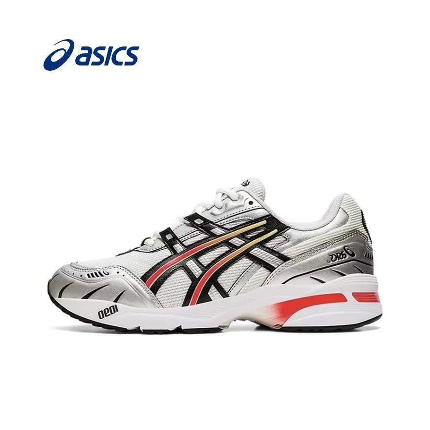 รองเท้าวิ่ง ASICS Gel-1090 สีเงินแดง สำหรับทั้งผู้ชายและผู้หญิง