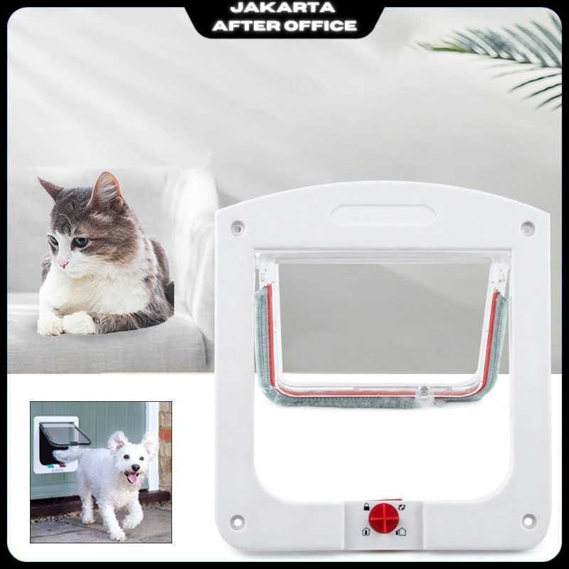 TRICAT Magnetic Flap Door 4 Way Lock Pet Door - TR4