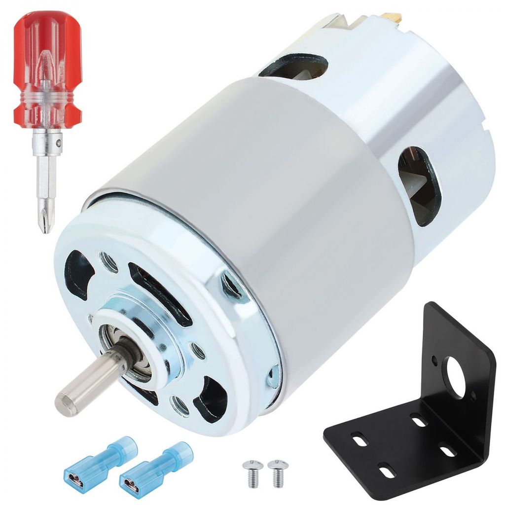 12V 895 DC มอเตอร์ 3000RPM - 12000RPM ความเร็วสูงแรงบิดสูง Micro มอเตอร์พัดลมระบายความร้อนในตัวสําหร