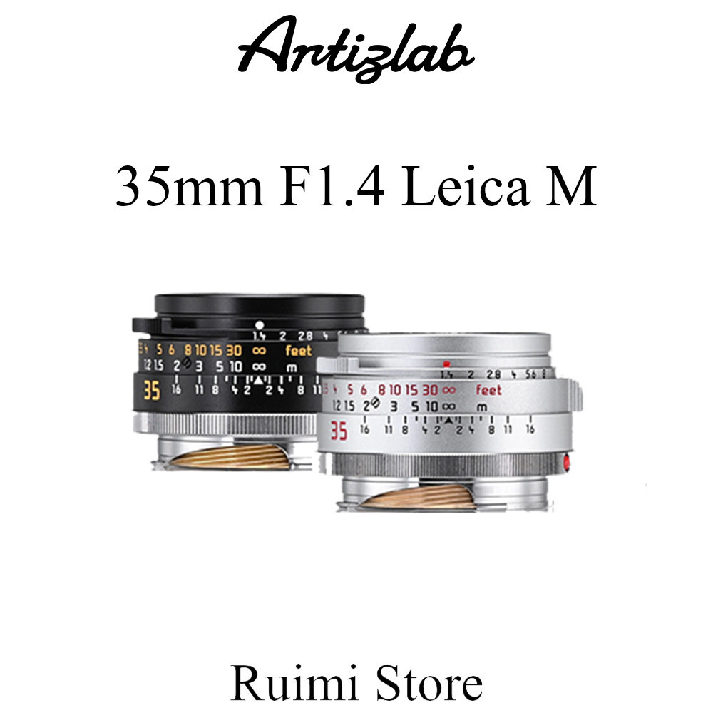 Artizlab Classic 35 มม.F1.4 เลนส์โฟกัสแบบแมนนวลแบบเต็มเฟรมสําหรับ Leica M Mount 35mm f1.4