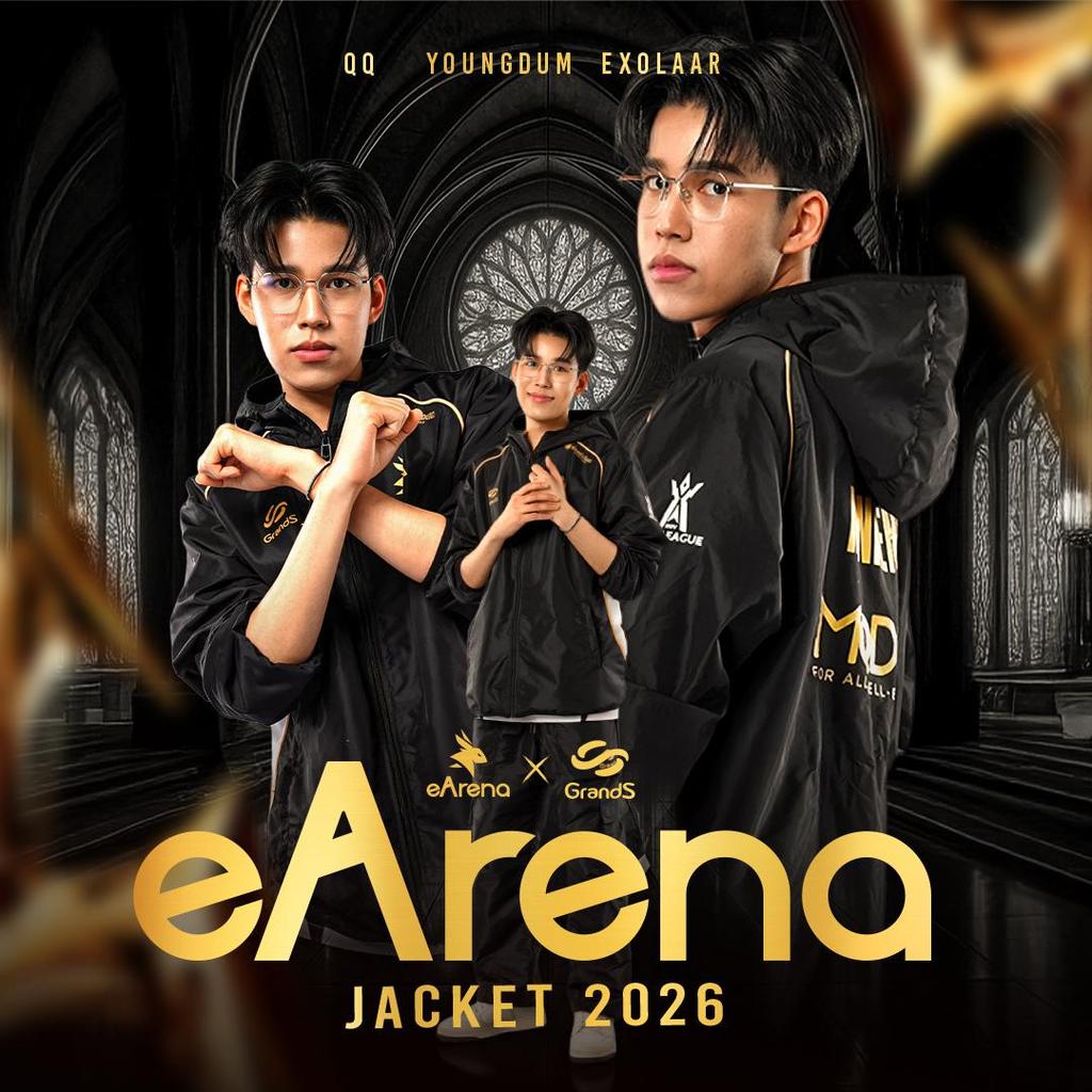 Grand Sport เสื้อแจ็คเก็ต eArena รหัส : 022111 (สีดำ)